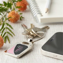 Sweet Black Bean Promotional Business Keychain