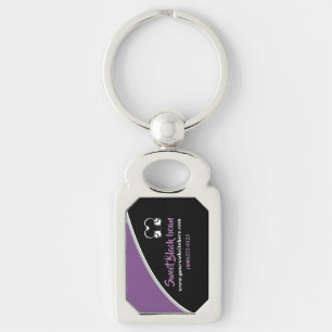 Sweet Black Bean Promotional Business Keychain