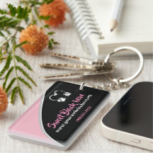 Sweet Black Bean Promotional Business Keychain
