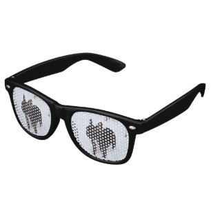 Sweet Black French Bulldog Likes Snow Retro Sunglasses