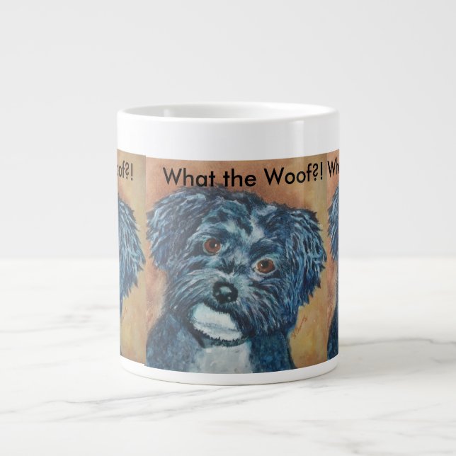 SWEET BLACK HAVANESE | EXTRA LARGE MUG (Front)