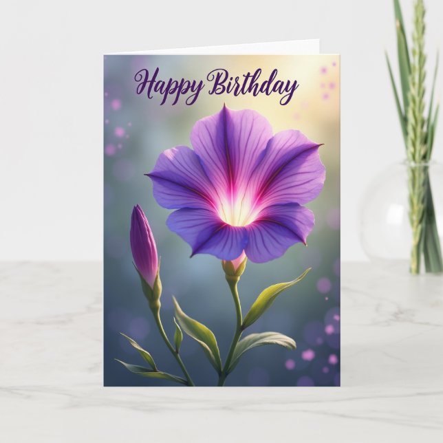 Sweet Bloom Birthday Card (Front)