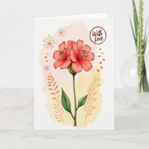 Sweet Blossom Birthday Card