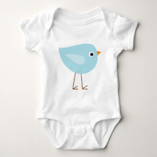 Sweet  Blue Bird Baby Bodysuit