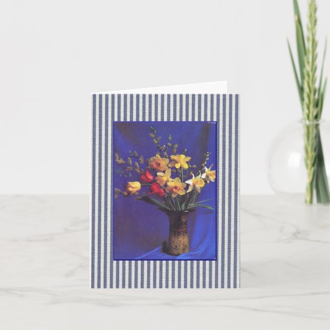 Sweet Blue Note Card (Front)