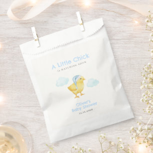 Sweet Blue Sky Cloud Little Chicken Baby Shower Favour Bag