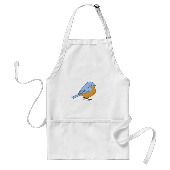 Sweet Bluebird Standard Apron (Front)