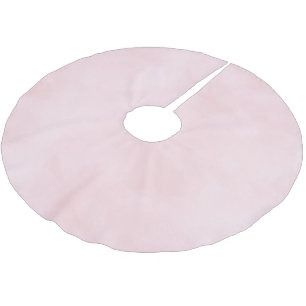 Sweet Blush Pink Christmas Brushed Polyester Tree Skirt