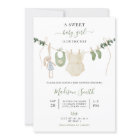 Sweet Boho Neutral Clothesline Girl Baby Shower