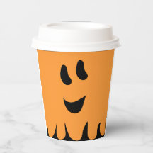 Sweet Boo Orange Paper cup