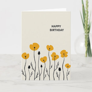 Sweet Botanical Birthday Card