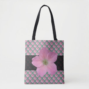 Sweet Botanical Floral Pink on any Colour Tote Bag