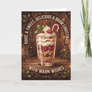 Sweet Braw Dessert Christmas Card
