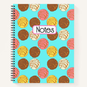 Sweet Bread Mexican Pan Dulce Conchas Notebook