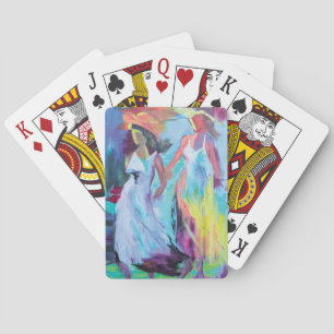 Sweet Breeze Original Painting Playing Cards