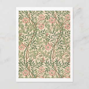 'Sweet Briar' design for wallpaper, printed by Joh Postcard
