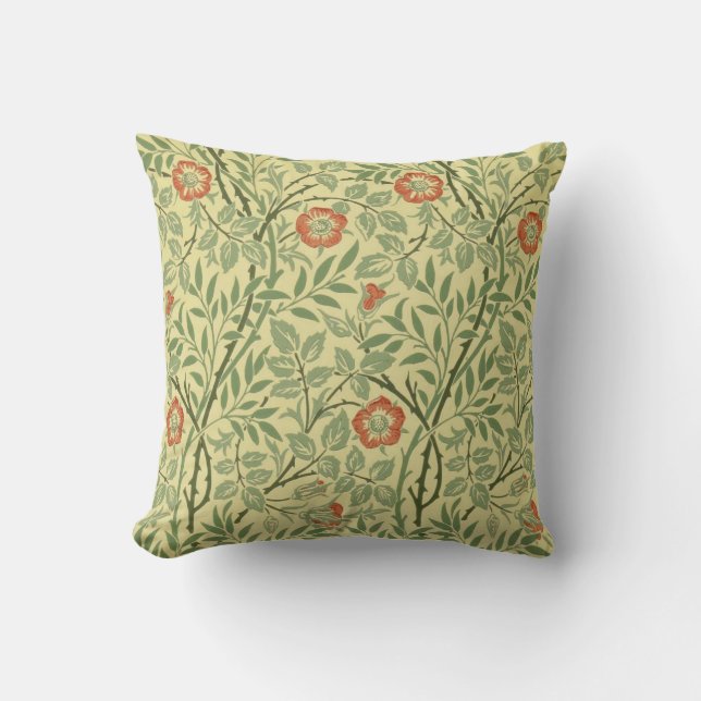 Sweet Briar Pattern (by William Morris) Cushion (Front)