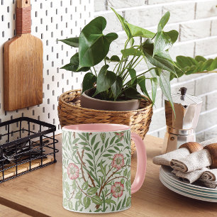 Sweet Briar Pink Roses Morris Company Mug