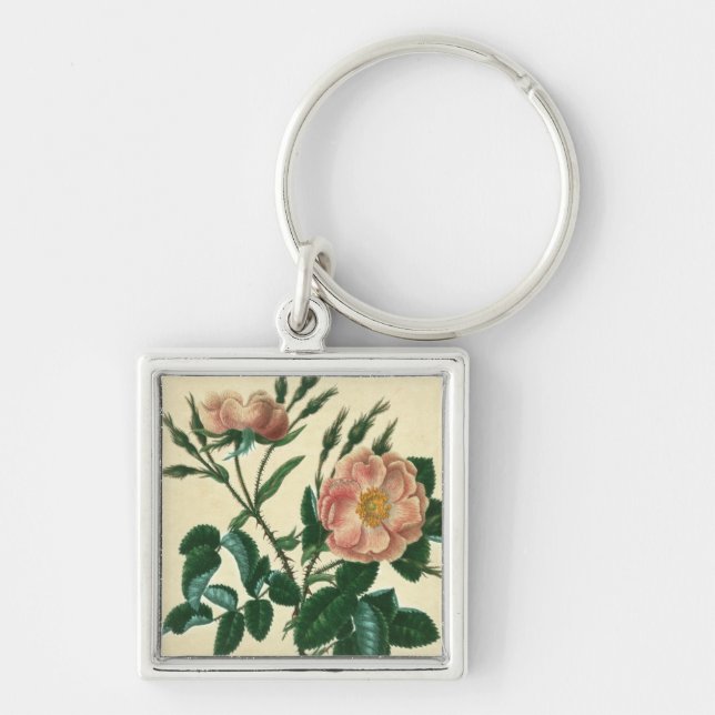 Sweet Briar Rose Key Ring (Front)