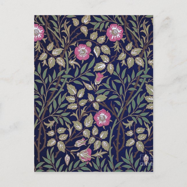 Sweet Briar, William Morris Postcard (Front)
