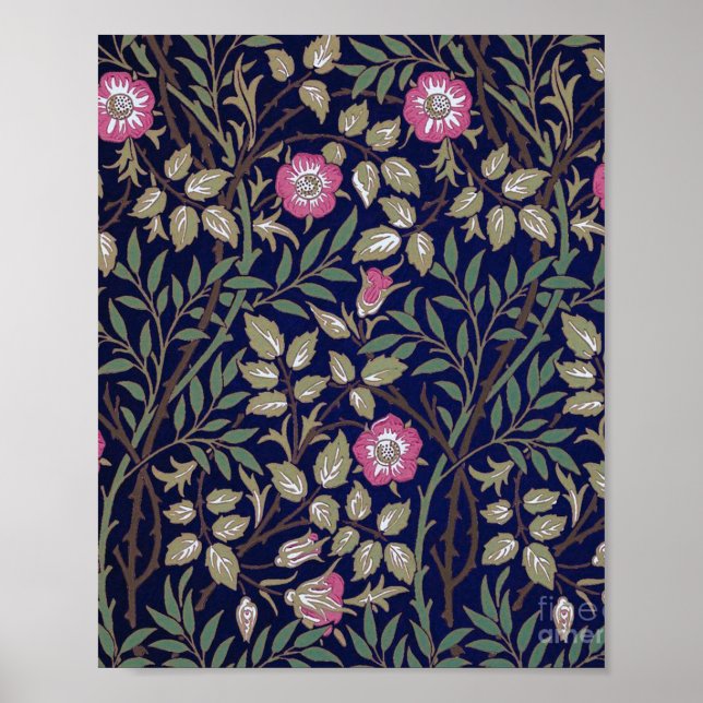 Sweet Briar, William Morris Poster (Front)
