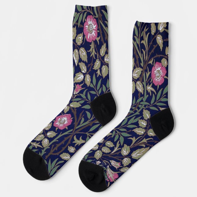 Sweet Briar, William Morris Socks (Left)