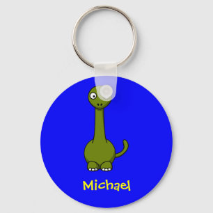Sweet brontosaurus key ring