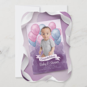 Sweet Bubbles Baby Shower Invitation Customizabl
