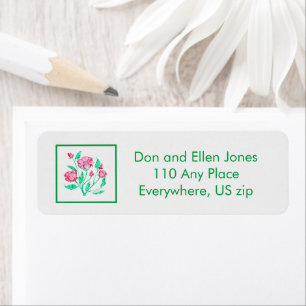 Sweet Buds return address label