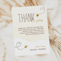 Sweet Bumble Bee Baby Shower Vertical