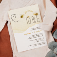 Sweet Bumblebee Parents To Bee Couples Baby Shower