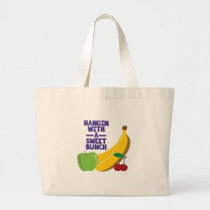 Sweet Bunch Large Tote Bag