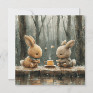Sweet Bunnies: Tender Expressions 🐇Digital Holiday Card