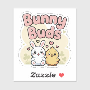 Sweet Bunny Buds Kawaii Animal Sticker