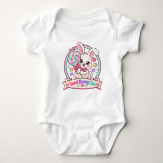 Sweet Bunny Club – Pastel Bunny Baby | Baby Girl  Bodysuit
