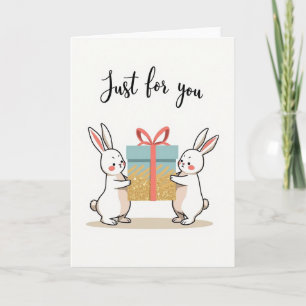 Sweet Bunny Gift Card