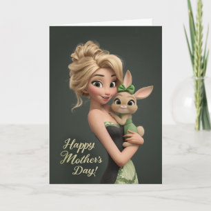 Sweet Bunny Mother’s Day Card for Mum