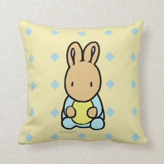 Sweet Bunny Throw Pillow (front view)