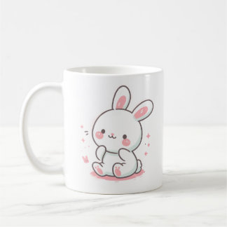 Sweet Bunny with Woodland Whimsy Coffee Mug