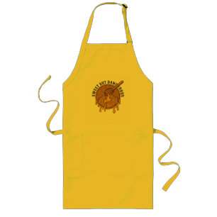 Sweet But Dangerous Vintage Honey Honeycomb Long Apron