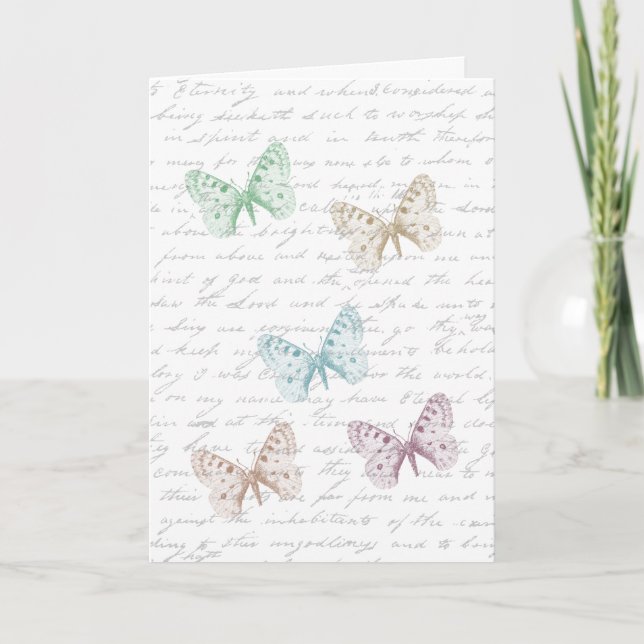 Sweet Butterflies Card (Front)