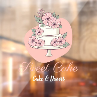 Sweet Cake Bakery Cake & Dessert Logo