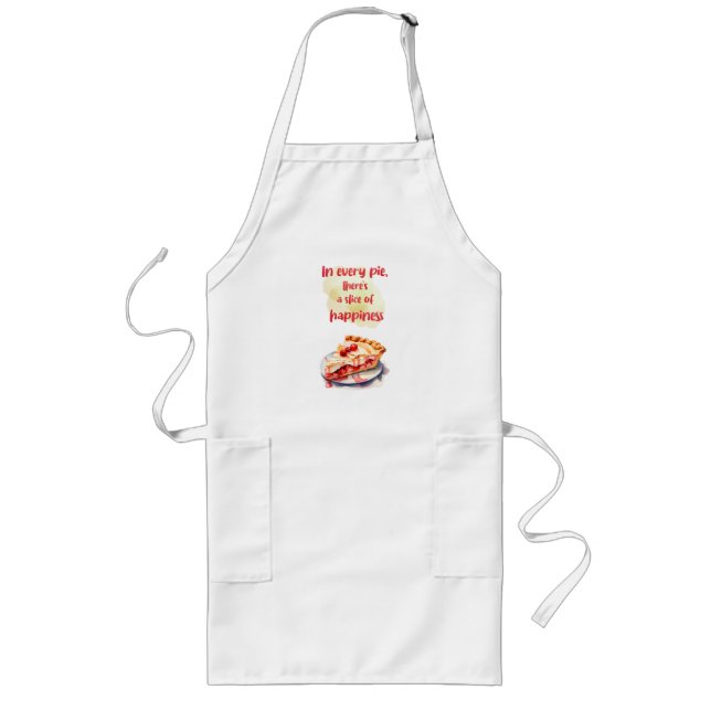 Sweet cake design long apron (Front)