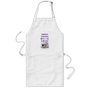 Sweet cake design long apron