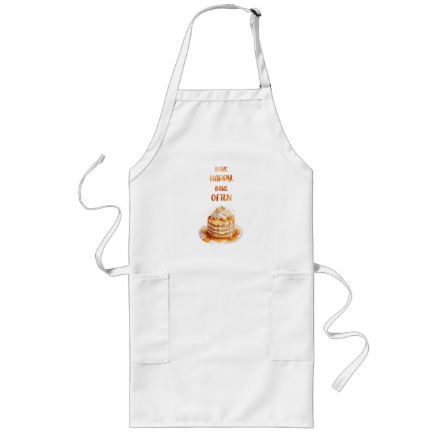 Sweet cake design long apron (Front)