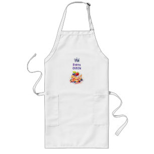 Sweet cake design long apron