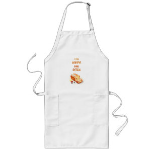 Sweet cake design long apron