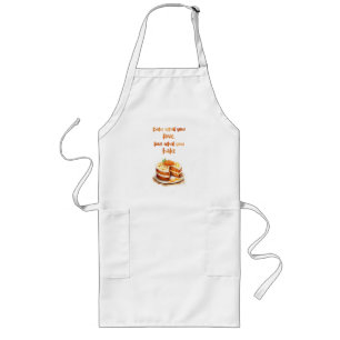 Sweet cake design long apron