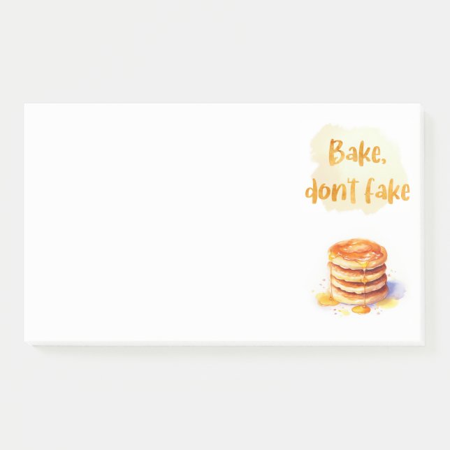 Sweet cake design  post-it notes (Front)