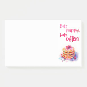 Sweet cake design post-it notes